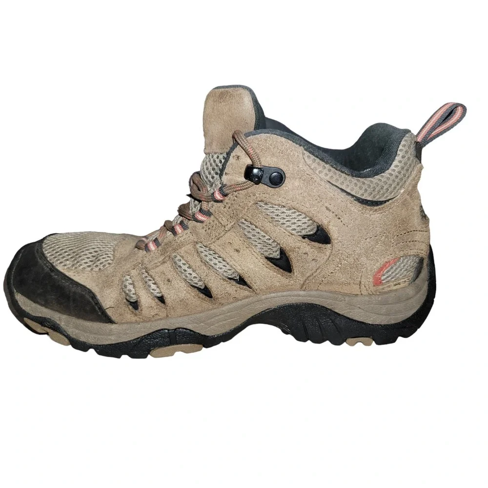Ascend Lisco Men's Shoes Brown Leather Bone Dry Waterproof Hiking Boots Sz 9‎ M